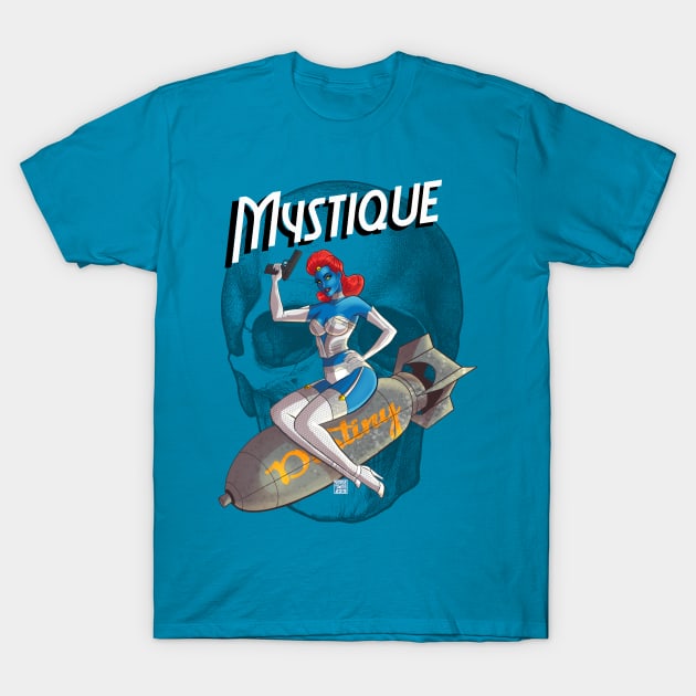 Mystique Bombshell T-Shirt by sergetowers80